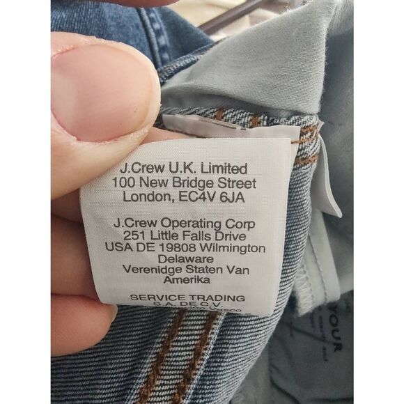 Madewell Women’s Size 26 Petite 10” High Rise Skinny Jeans Button Fly Blue - Picture 8 of 9